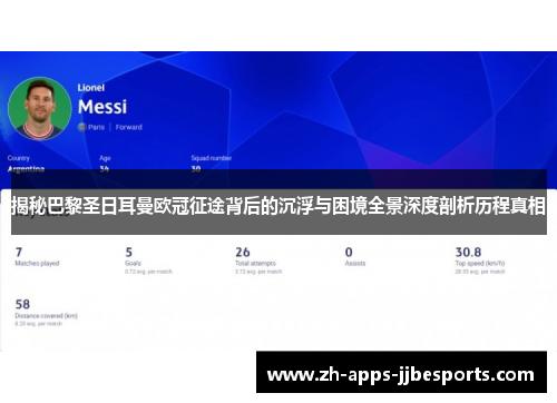 揭秘巴黎圣日耳曼欧冠征途背后的沉浮与困境全景深度剖析历程真相