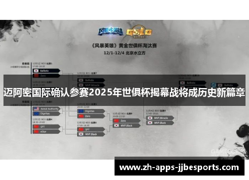 迈阿密国际确认参赛2025年世俱杯揭幕战将成历史新篇章